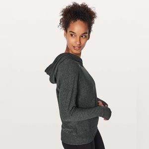 Lululemon Lead The Pack Hoodie Rulu in Cast Black, size 10